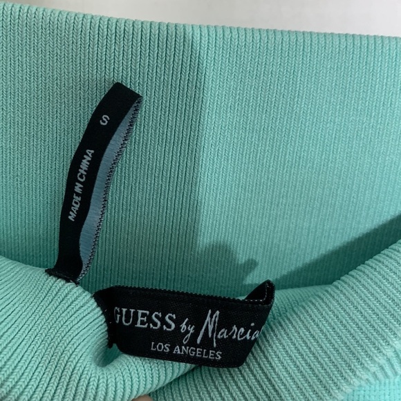Guess by Marciano mint green Aqua body con fitted mini pencil skirt women’s smal - Picture 5 of 5